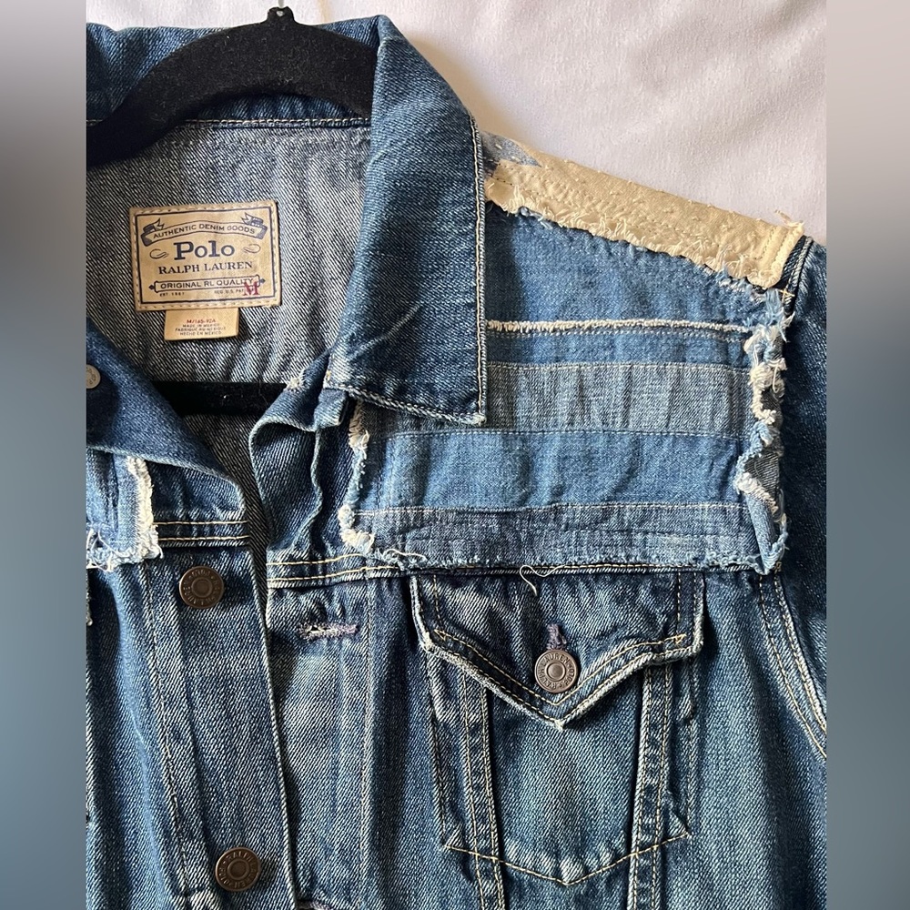 POLO Ralph Lauren denim jacket RARE - Picture 3 of 9